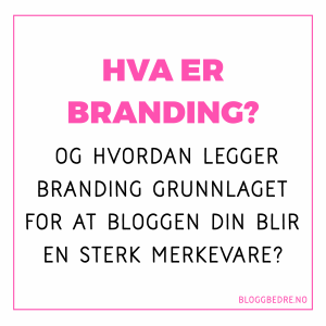 Vet du hva branding er? Du har sikkert hørt ordet, men vet du faktisk hva det innebærer? Det er mye mer enn bare logoen din. Klikk deg inn og les hvorfor god branding vil gi deg flere lesere!