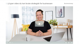Minitrening om video i Businesstrategi