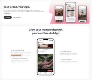 Du kan sette opp din egen app direkte via Kajabi, og du slipper enorme kostnader til å bygge egen app fra bunnen av.
