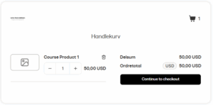 Kajabi er en kursplattform, men de har nå også blitt nettbutikk med den nye handlevogn-funksjonen.