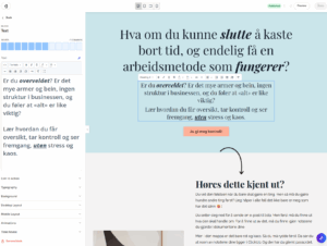 Leter du etter en kursplattform for gründere? Her deler jeg hvorfor Kajabi er mitt valg, og hvordan du kan bruke det til hele businessen. Det er blant annet veldig enkelt å lage salgssider.