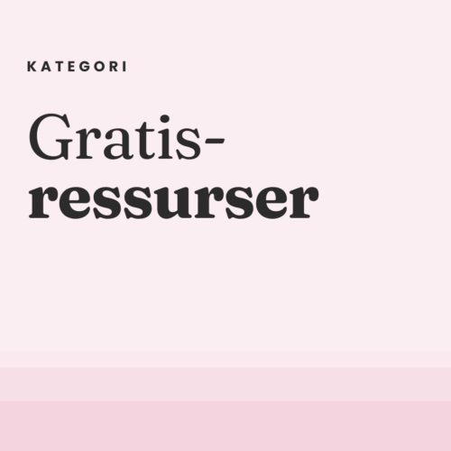 Gratisressurser
