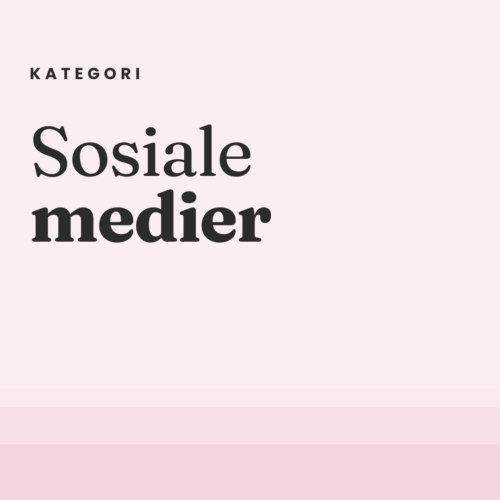 Sosiale medier