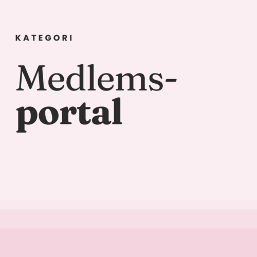 Medlemsportal